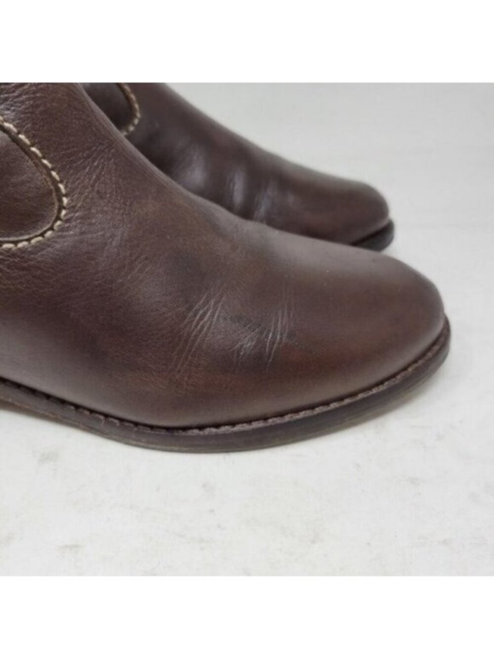 Boden | Leather Tall Knee High Riding Boots Brown - Picture 8 of 14
